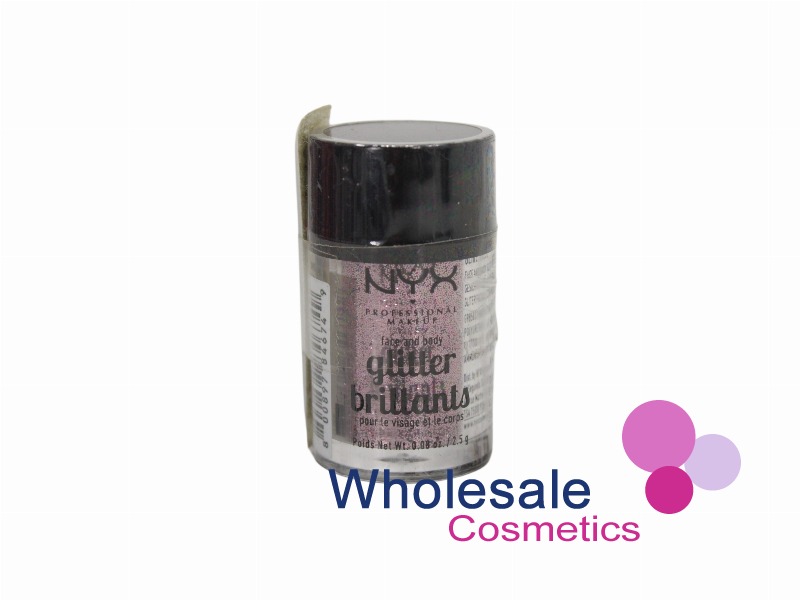 8 x NYX Professional Makeup Face & Body Glitter - 02 ROSE